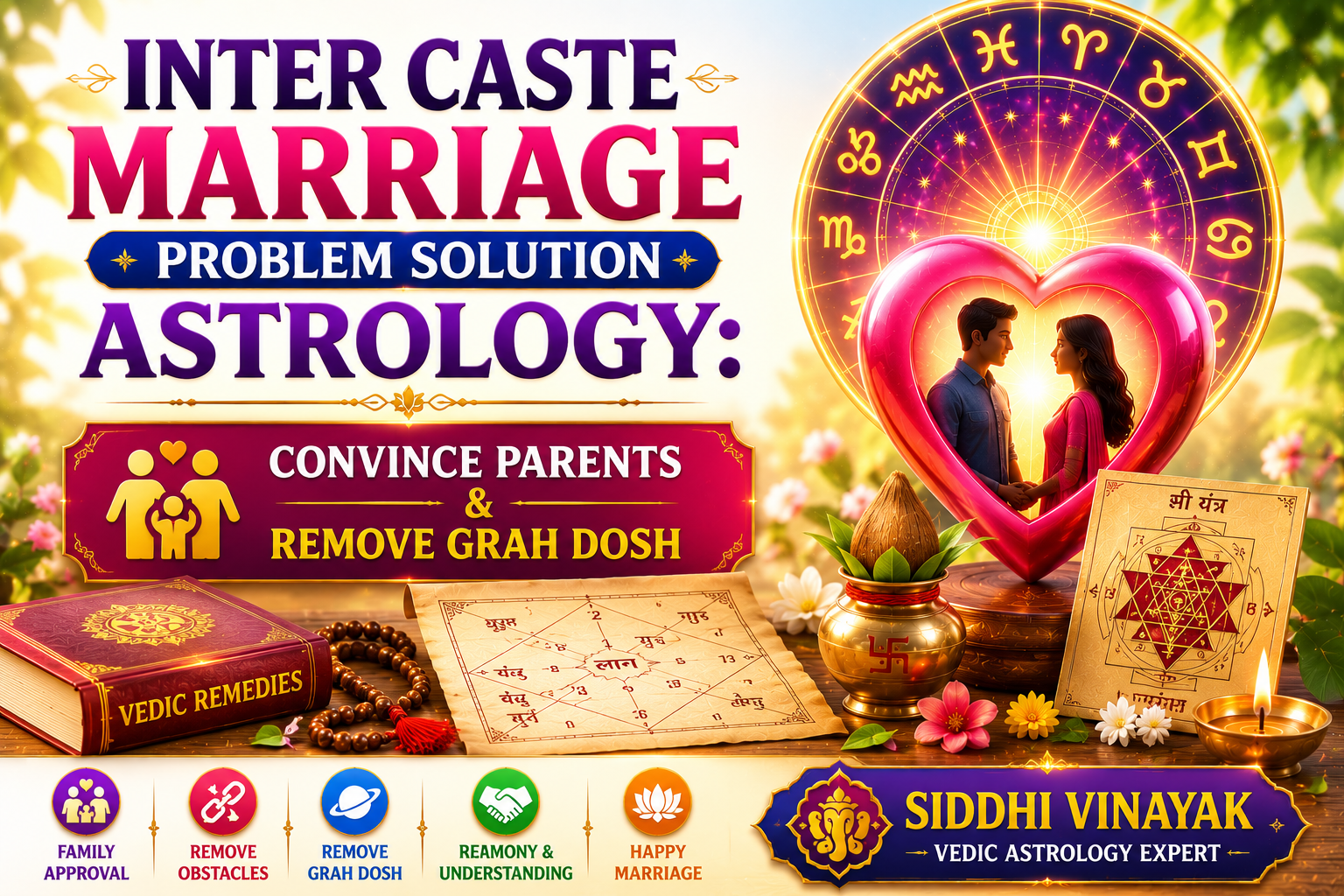 inter caste marriage problem solution astrology